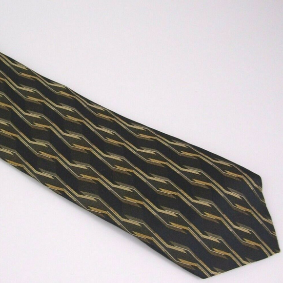 Piattelli Platinum Dress Suit Neck Tie 100% Silk - Picture 3 of 5